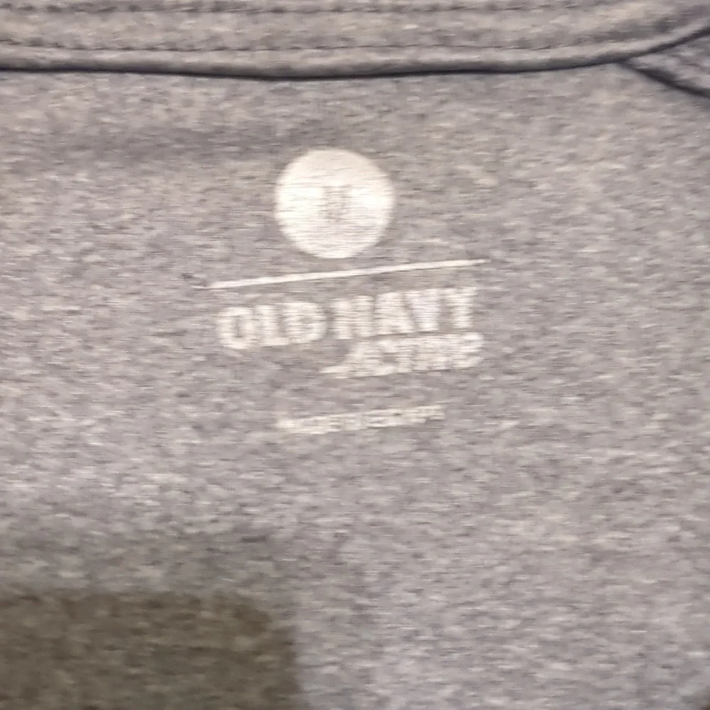Old Navy Athletic 1/4 Zip Long Sleeve Active Pullover Shirt Gray Sz Med Men's